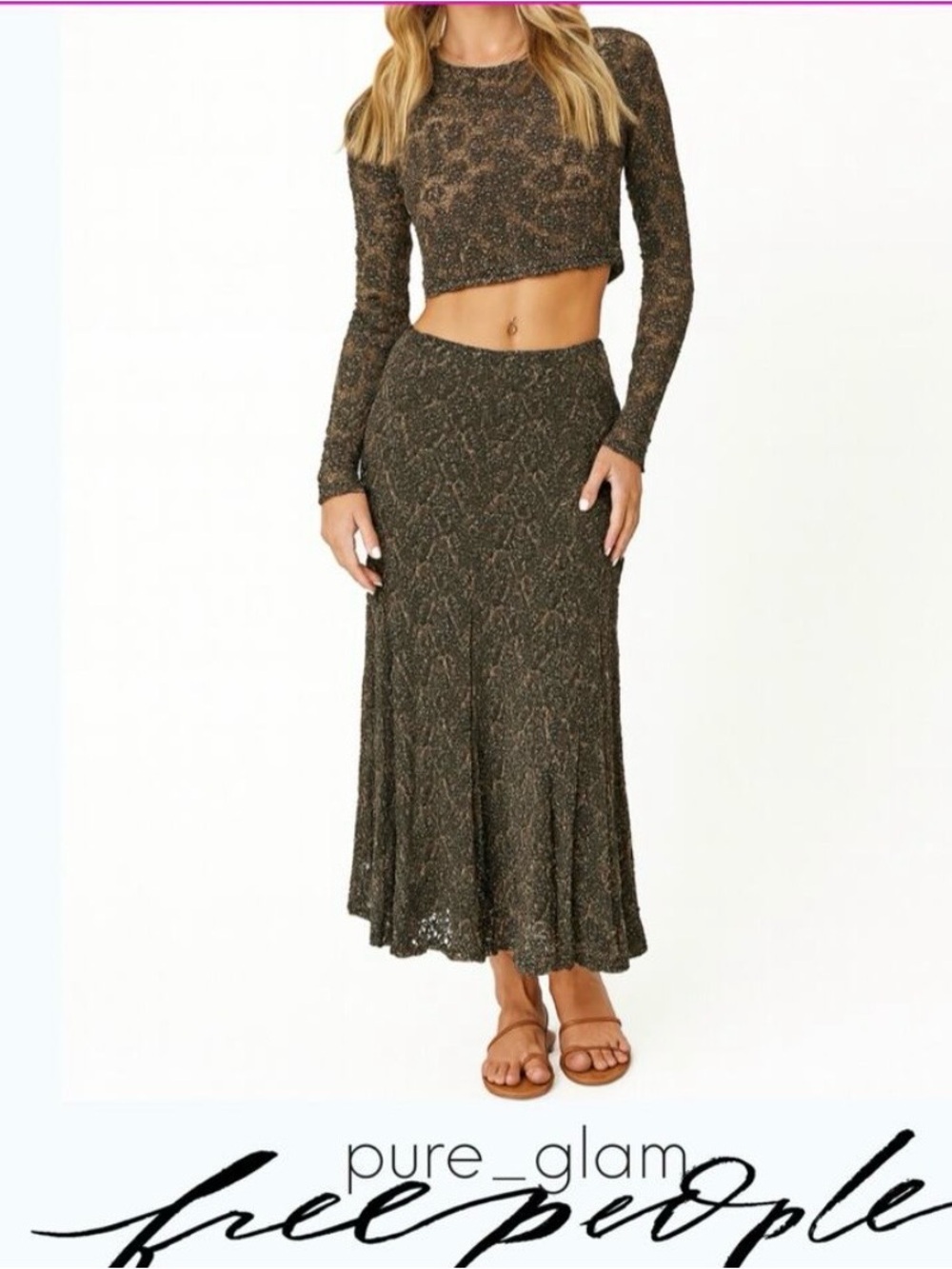 Free People set  Olive